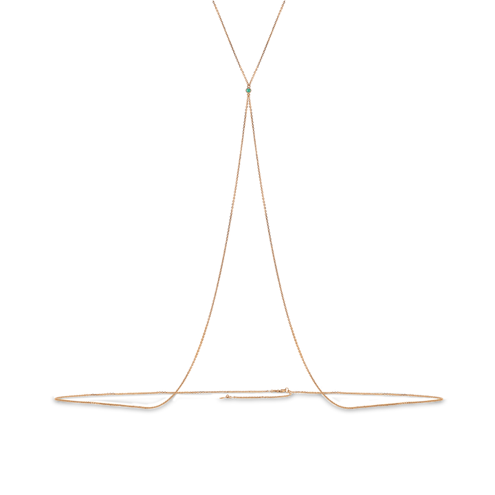 Emerald Bezel Body Chain
