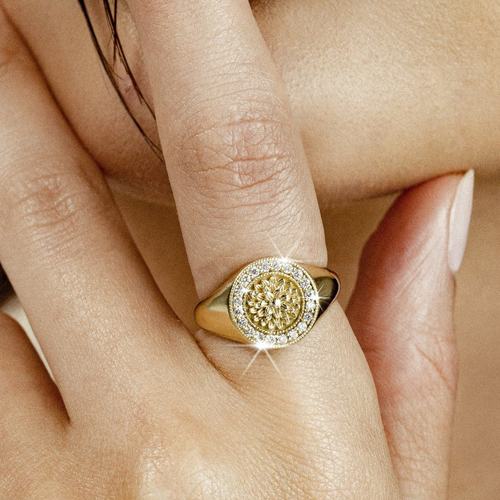 Flower Diamond Ring