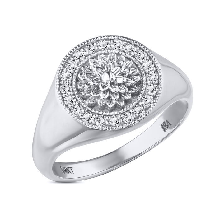 Flower Diamond Ring