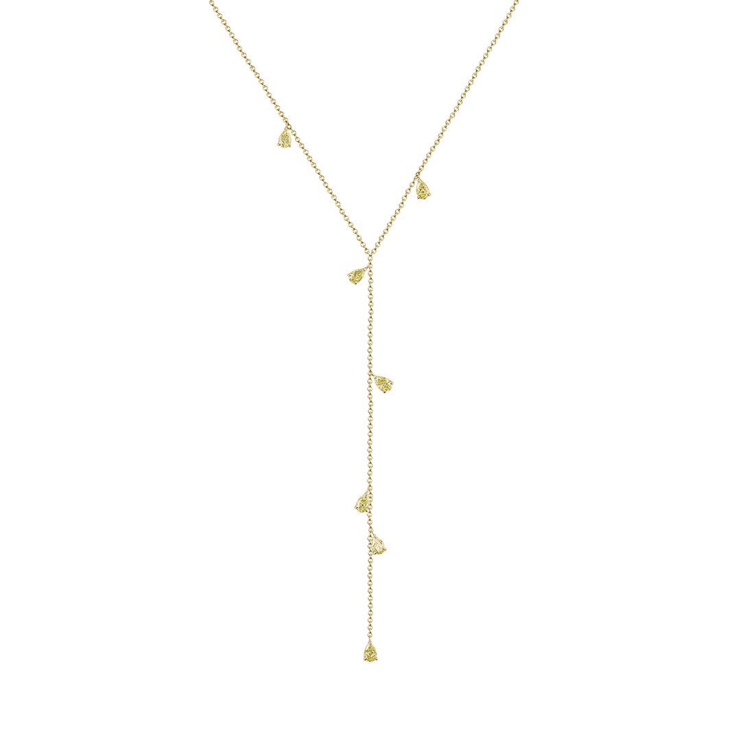 Classic Yellow Diamond Lariat