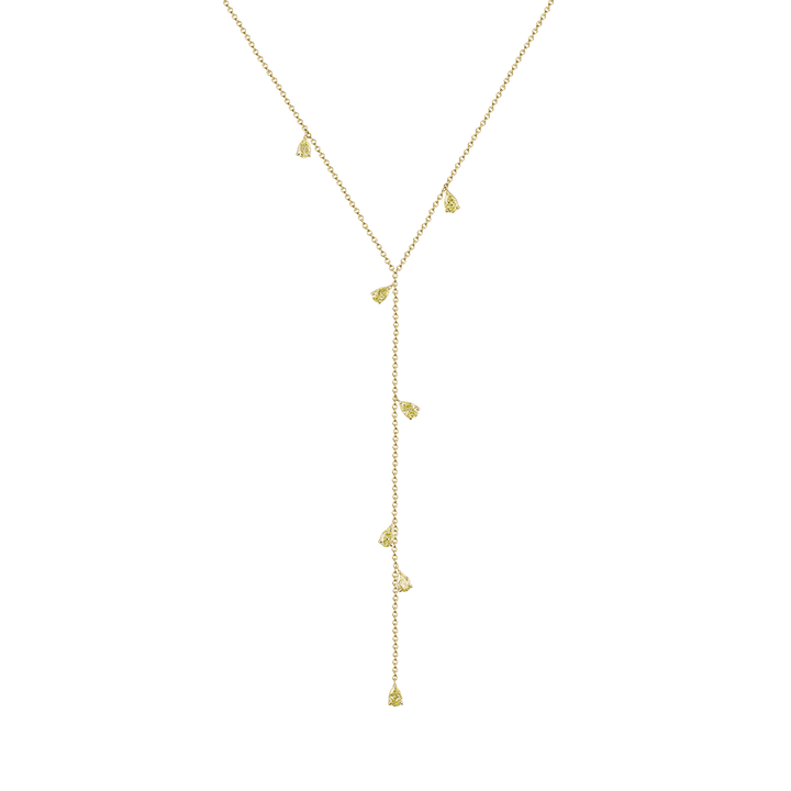 Classic Yellow Diamond Lariat