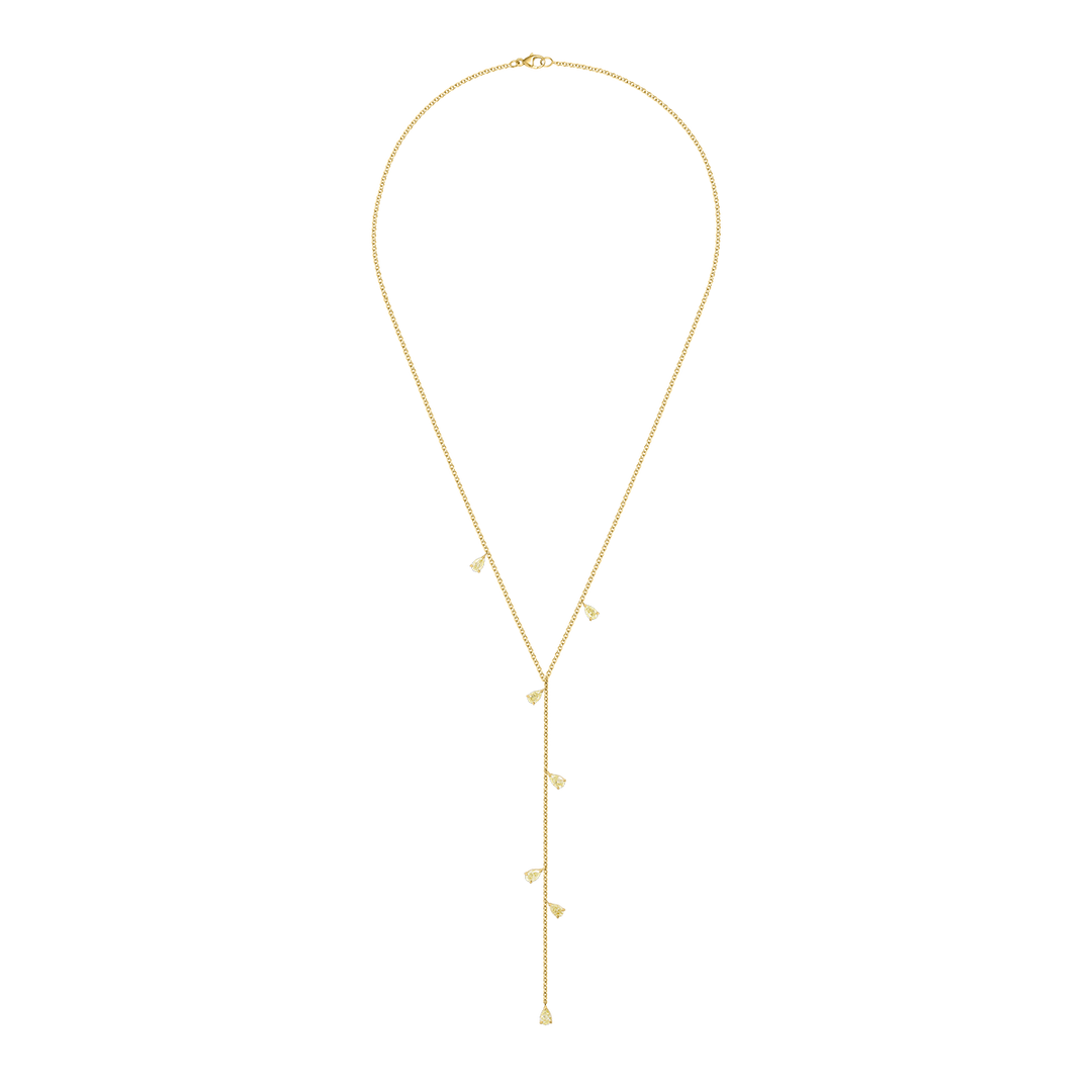 Classic Yellow Diamond Lariat