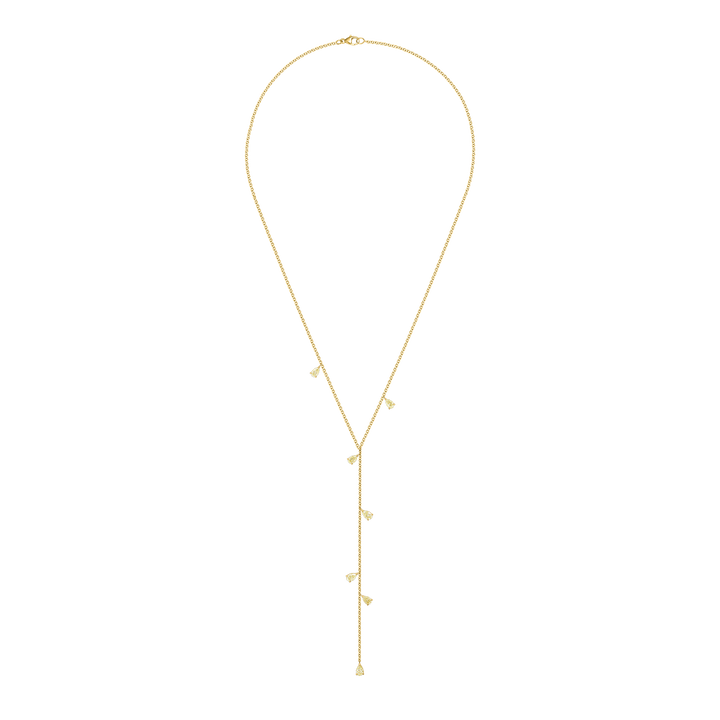 Classic Yellow Diamond Lariat