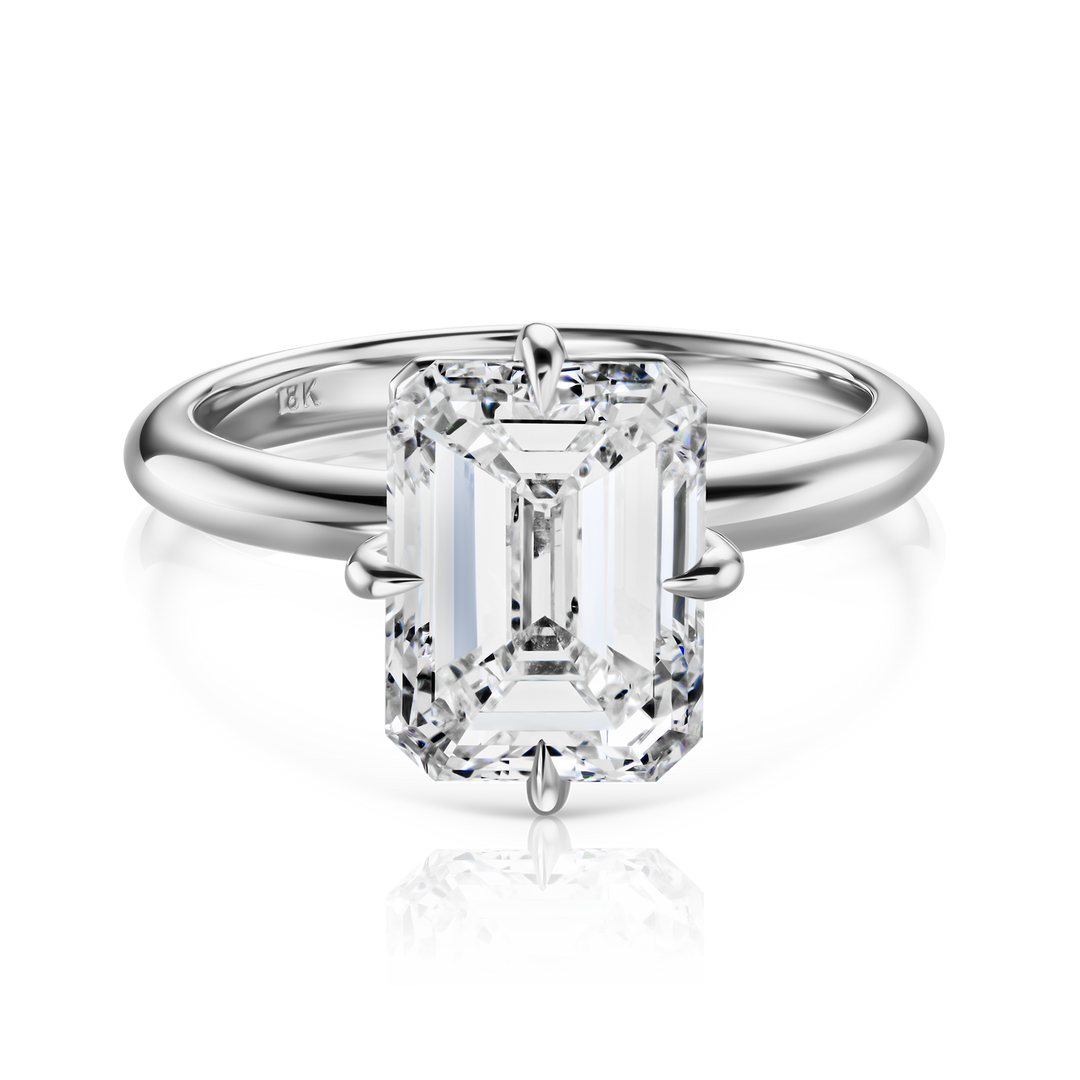 Emerald Cut Diamond Ring