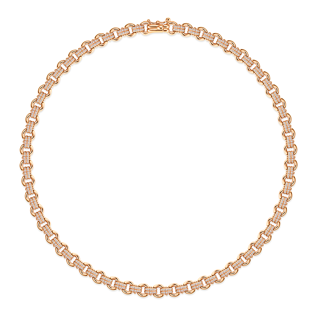 Legacy Pave Link Necklace