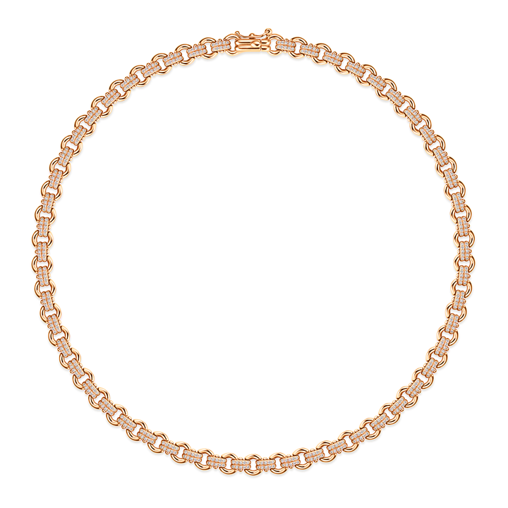Legacy Pave Link Necklace