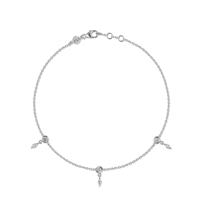 Marquise Diamond Anklet