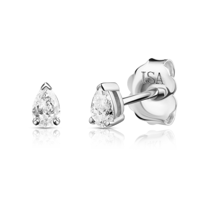 Pear Diamond Studs