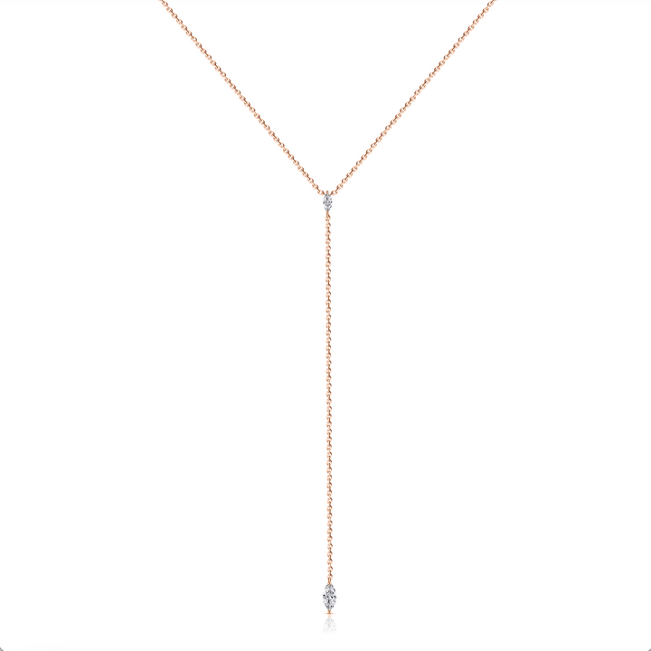 Marquise Lariat Necklace