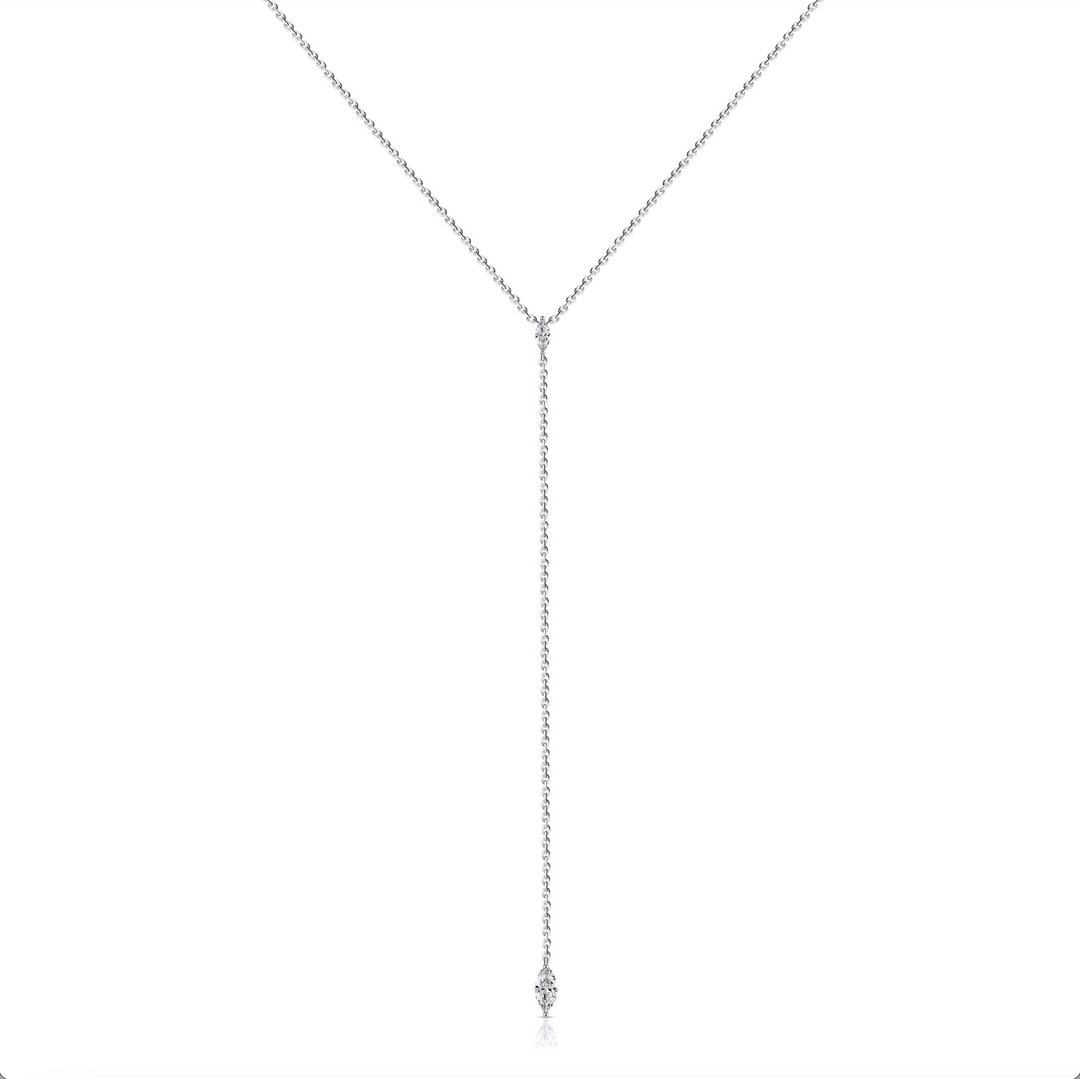 Marquise Lariat Necklace