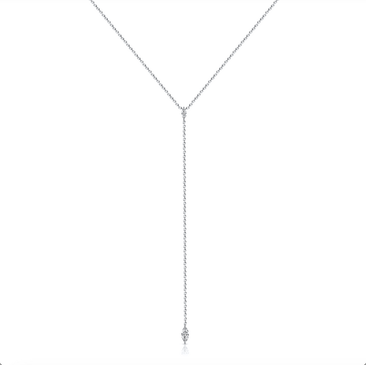Marquise Lariat Necklace
