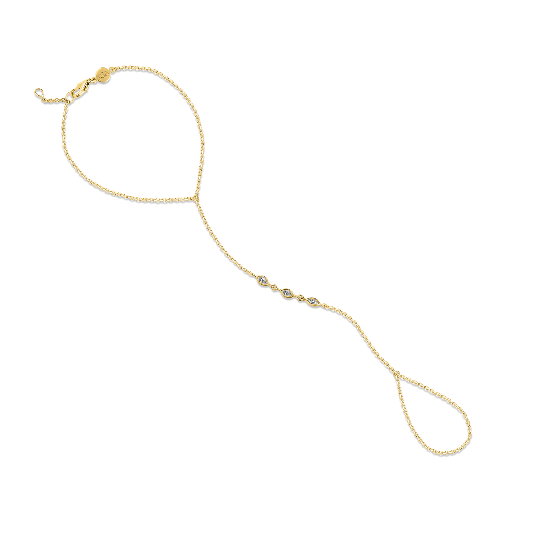 Marquise Diamond Hand Chain