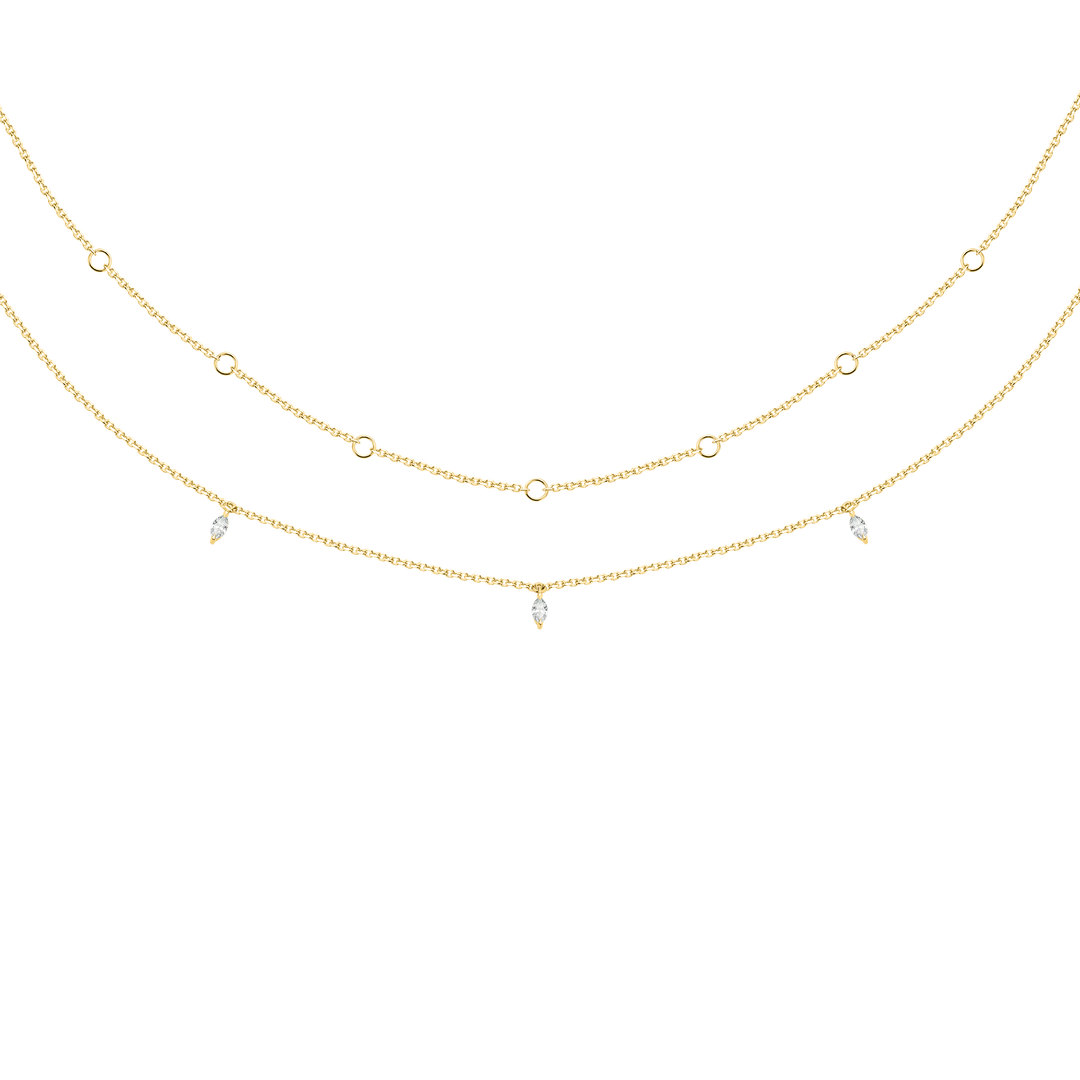Marquise Diamond Belly Chain