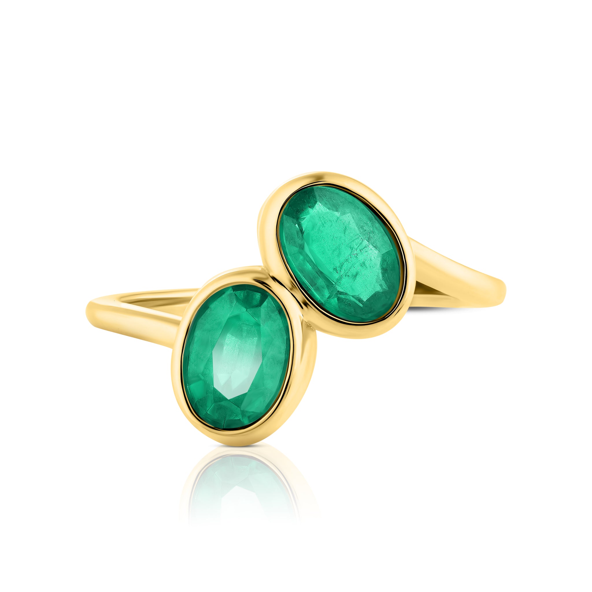 Double Emerald Ring