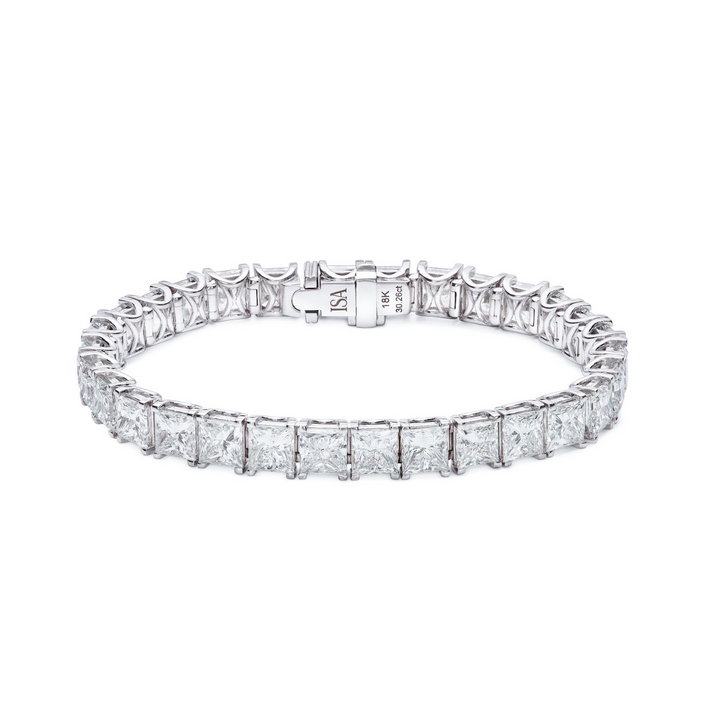 Princess Cut Tennis Bracelet