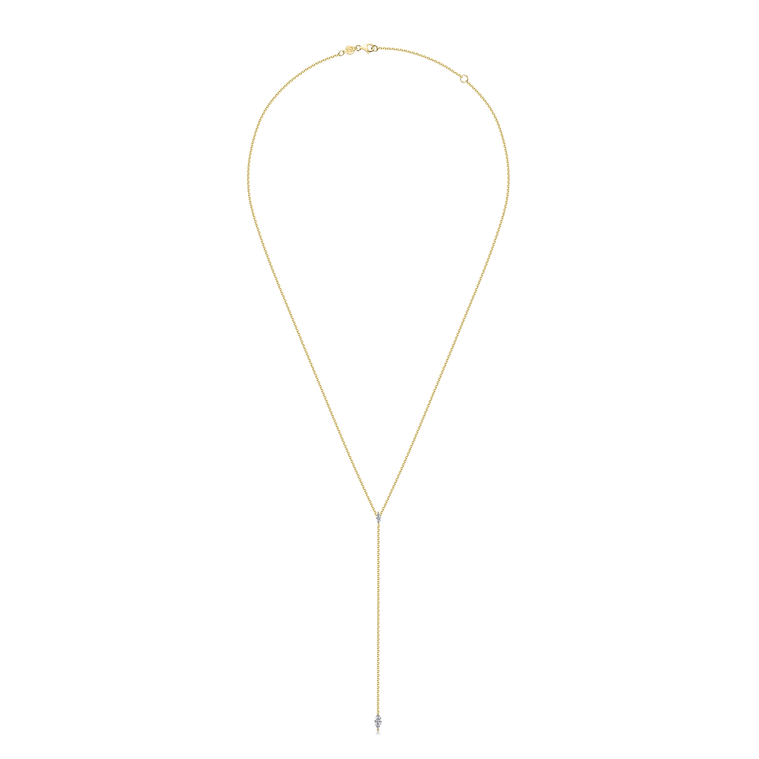 Marquise Lariat Necklace