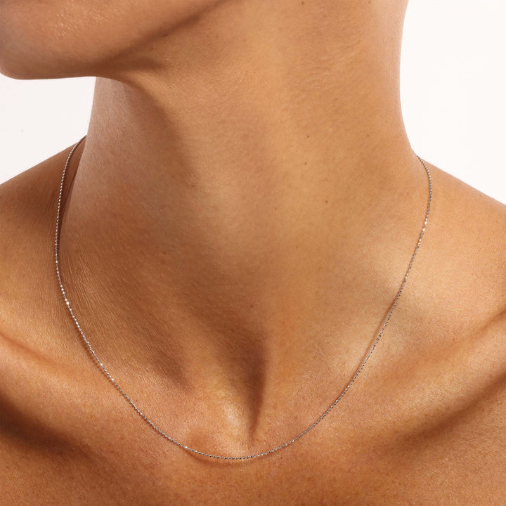 Petite Beaded Chain Necklace