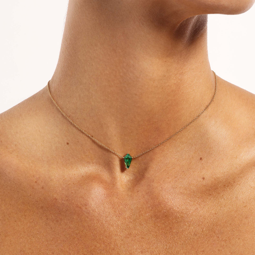 Kite Emerald Necklace