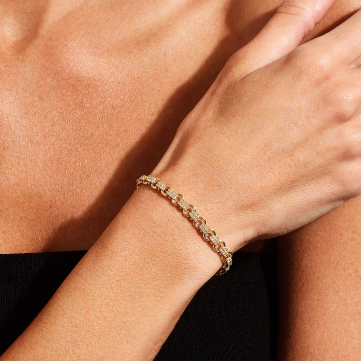 Legacy Pave Link Bracelet