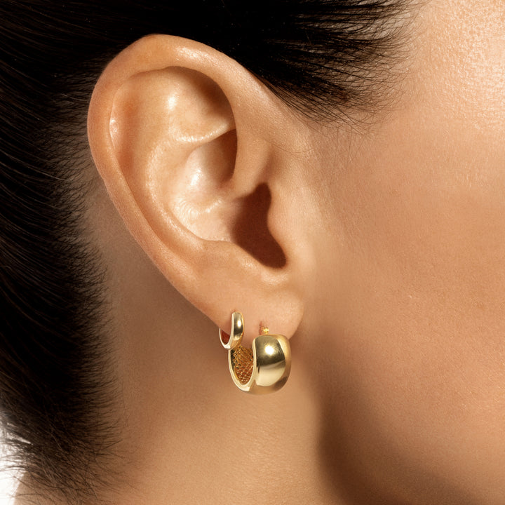 Mini Huggie Hoops