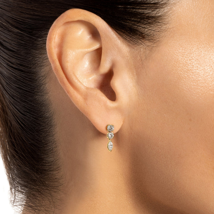 Trinity Spark Marquise Studs
