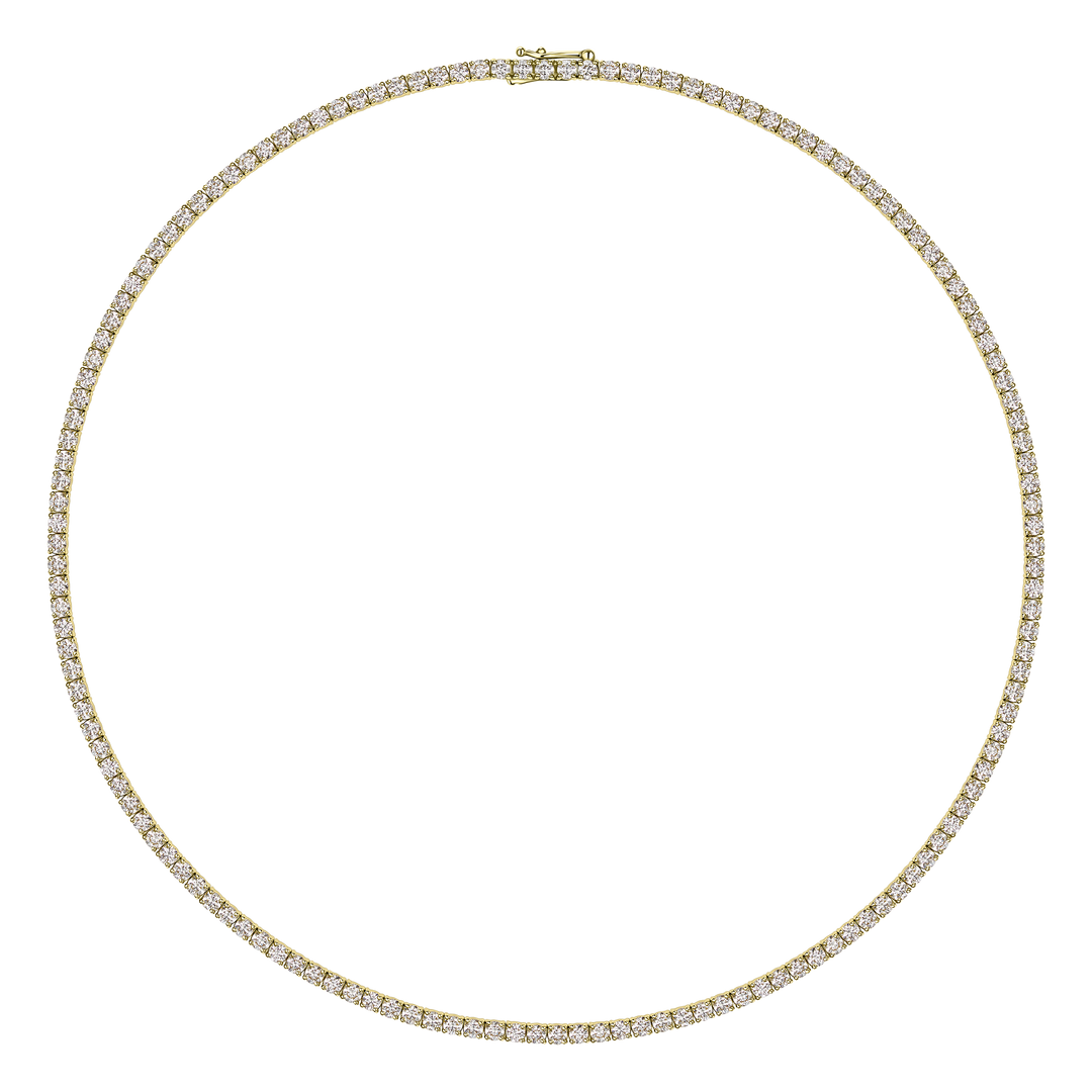 Grand Diamond Tennis Necklace