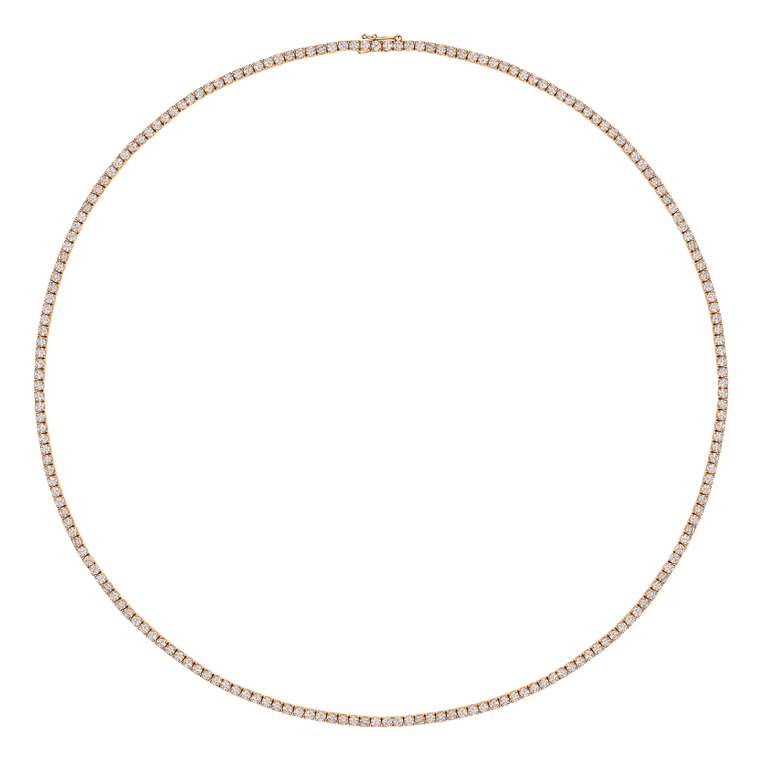 22" Grand Diamond Tennis Necklace