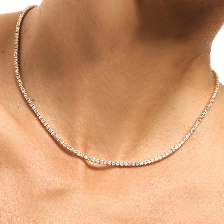 Grand Diamond Tennis Necklace