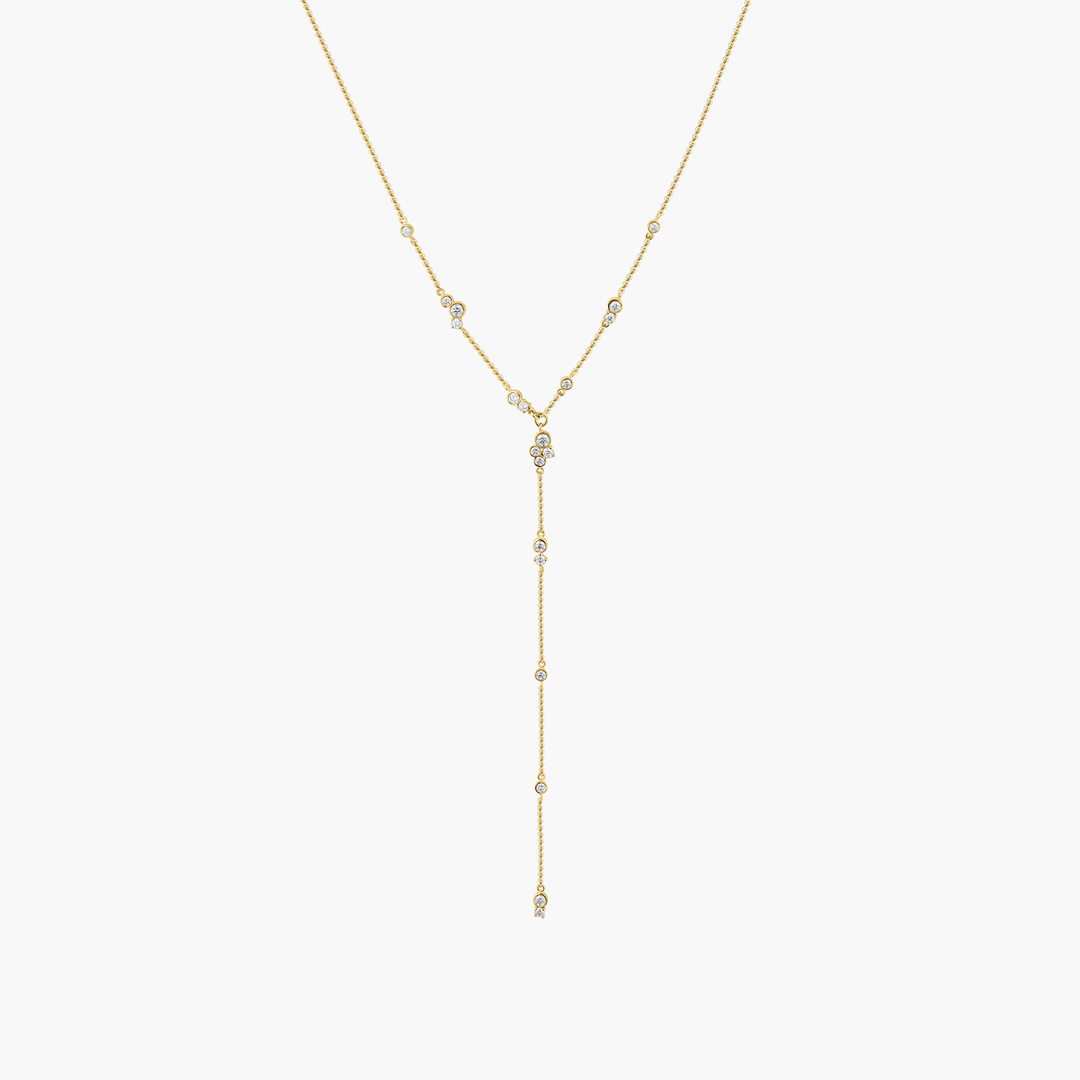 Bubbles Lariat Necklace