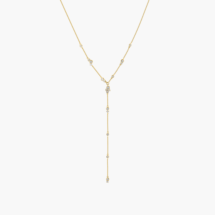Bubbles Lariat Necklace