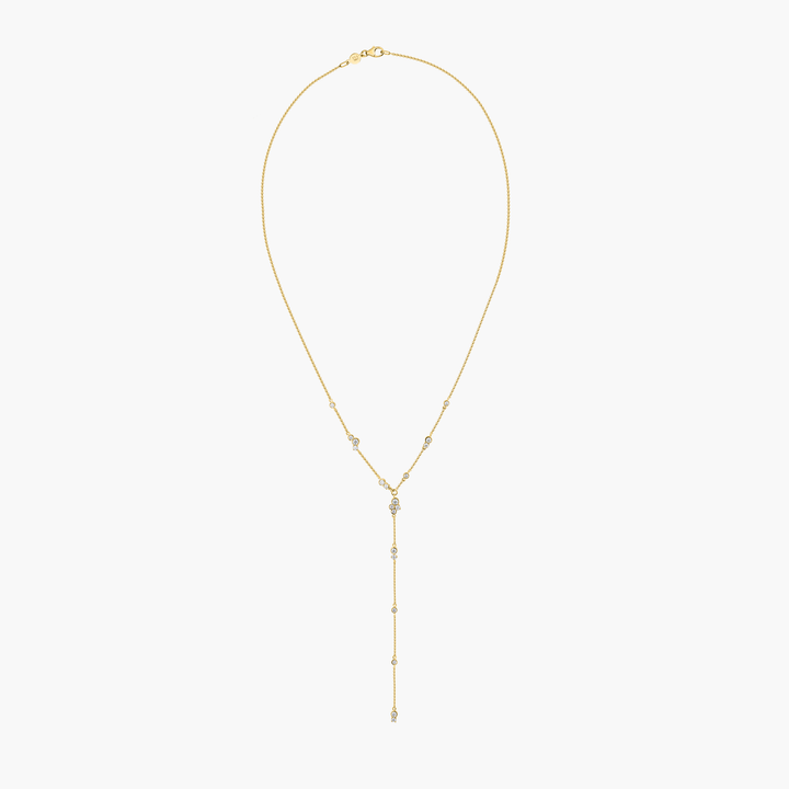 Bubbles Lariat Necklace