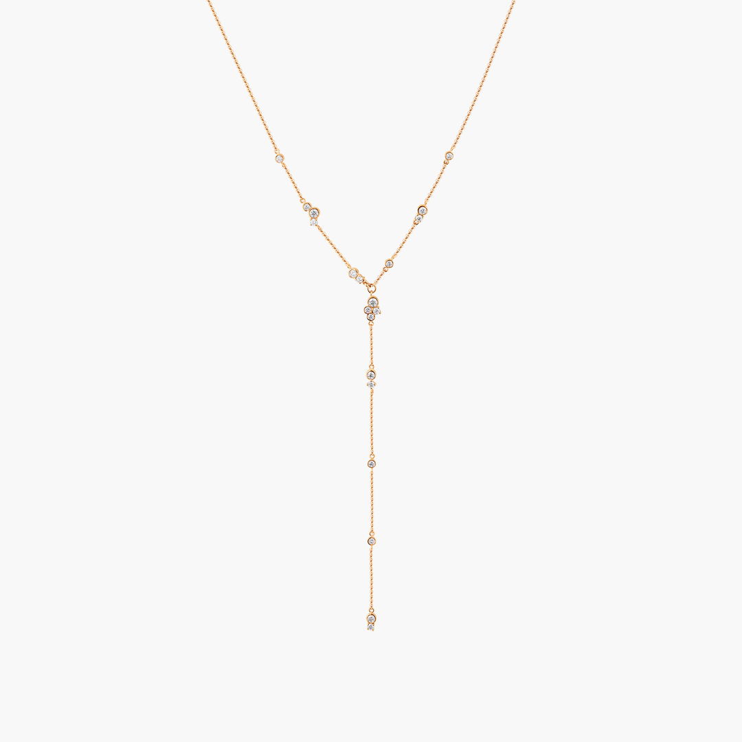 Bubbles Lariat Necklace