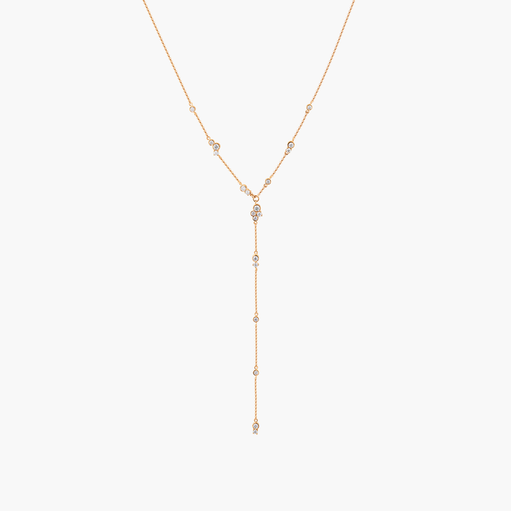 Bubbles Lariat Necklace