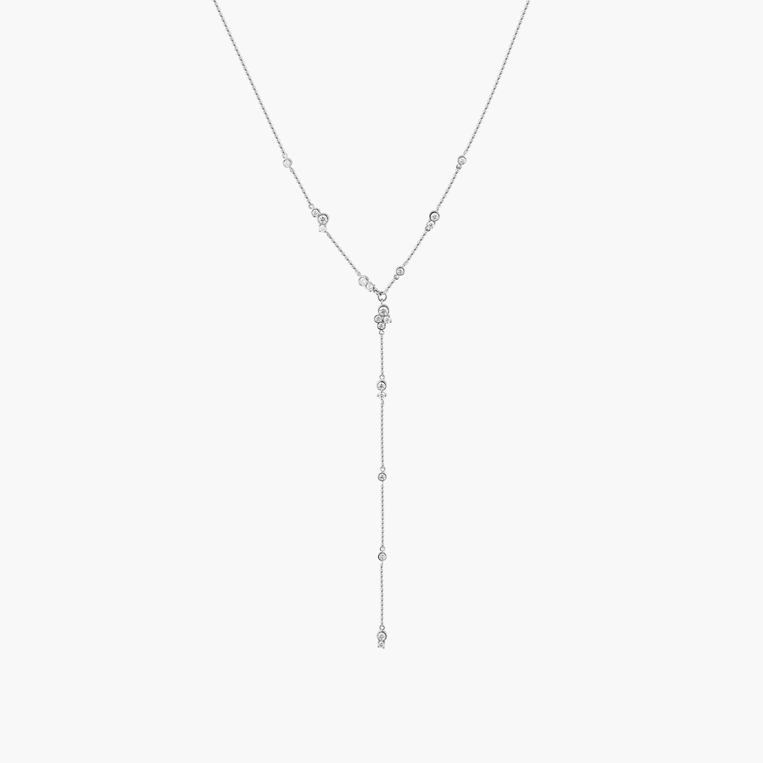 Bubbles Lariat Necklace