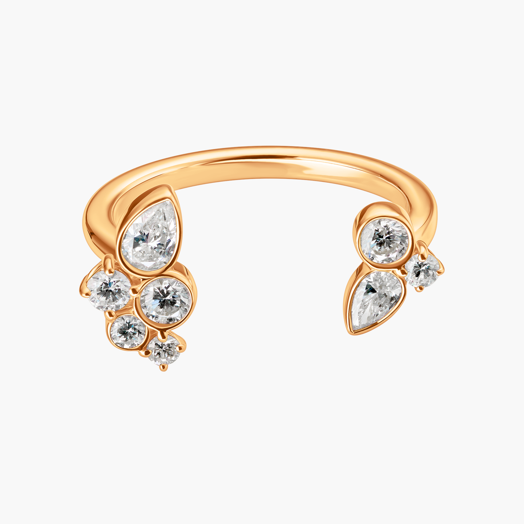 Bubbles Open Ring