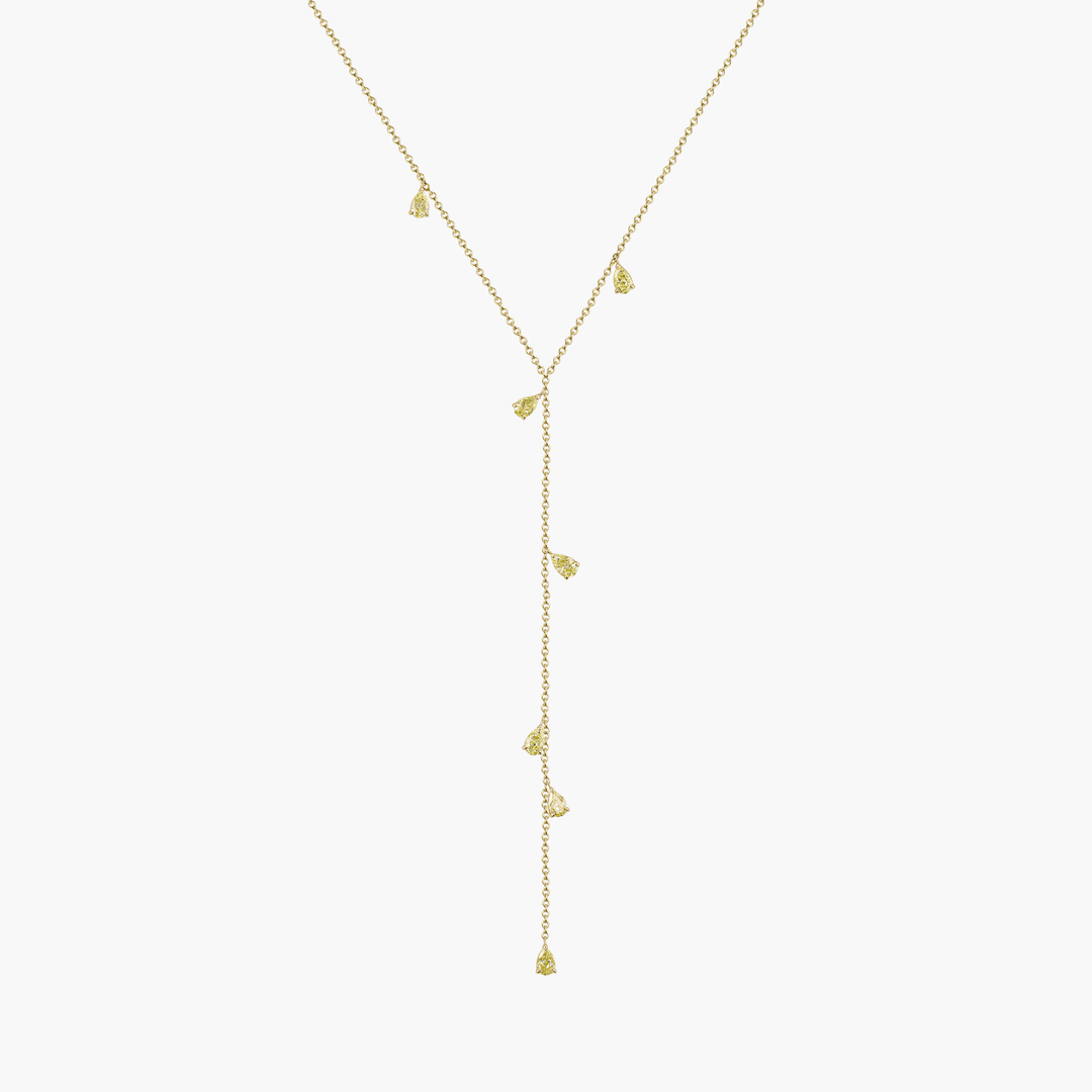 Classic Yellow Diamond Lariat