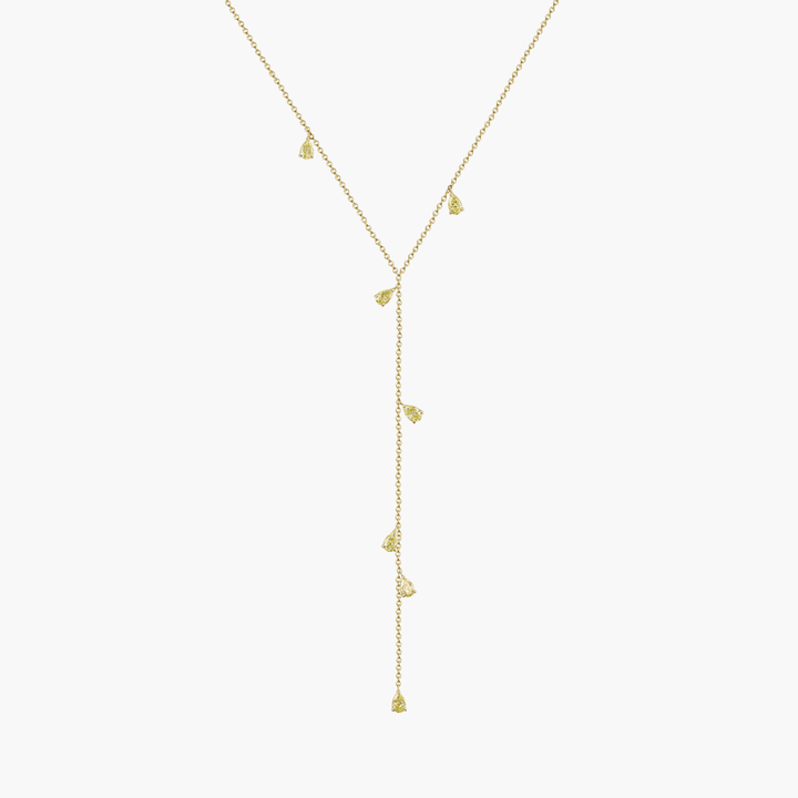 Classic Yellow Diamond Lariat