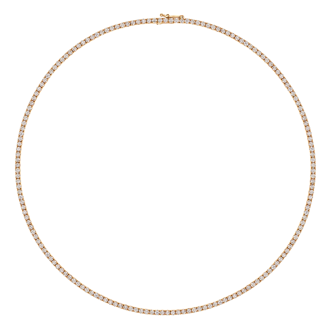 Classic Diamond Tennis Necklace