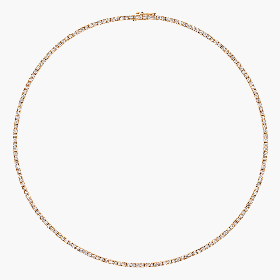 Classic Diamond Tennis Necklace