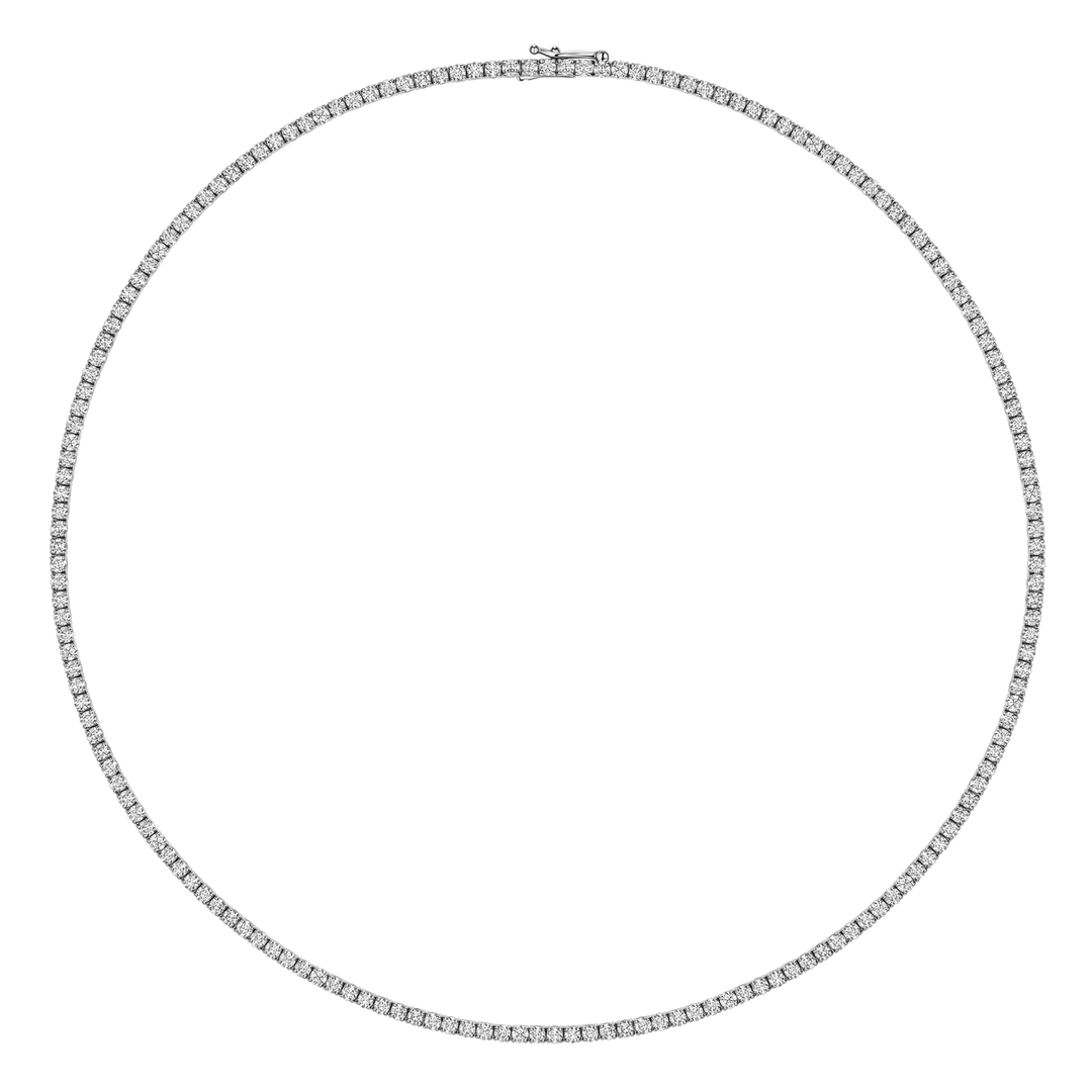 Classic Diamond Tennis Necklace