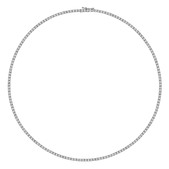 Classic Diamond Tennis Necklace