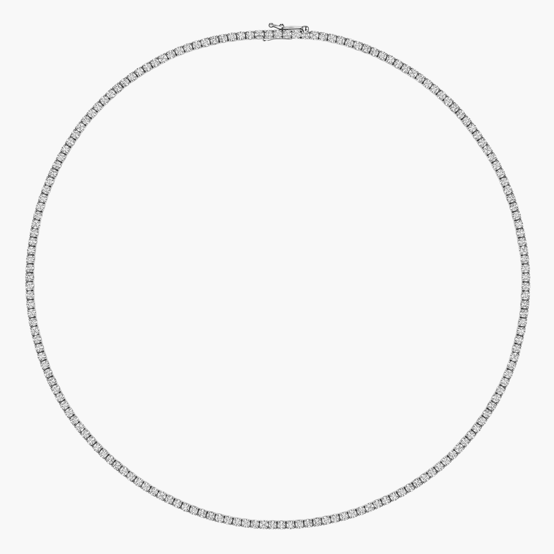 Classic Diamond Tennis Necklace