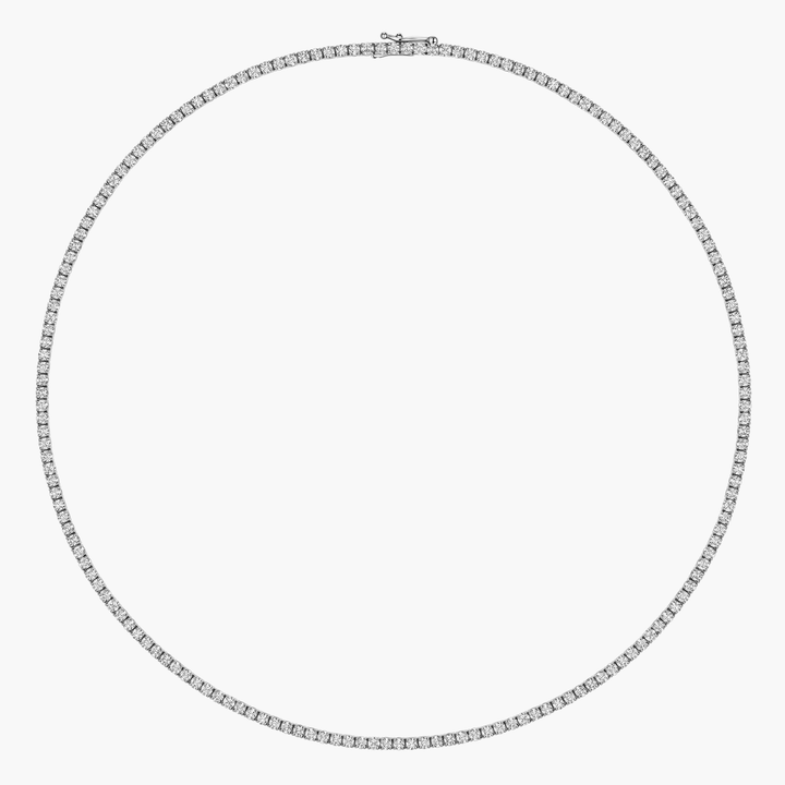 Classic Diamond Tennis Necklace