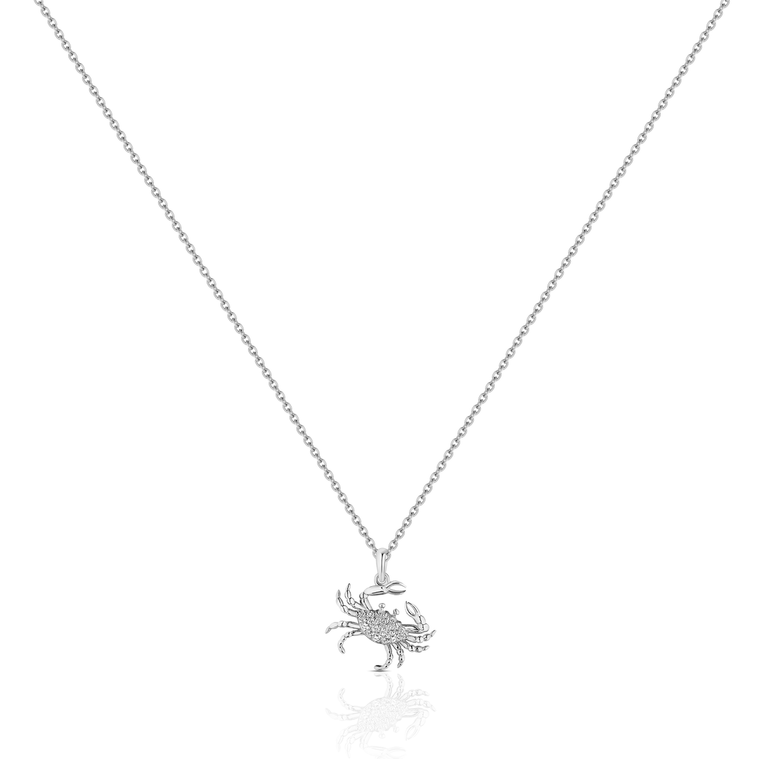 Crab Pendant Necklace