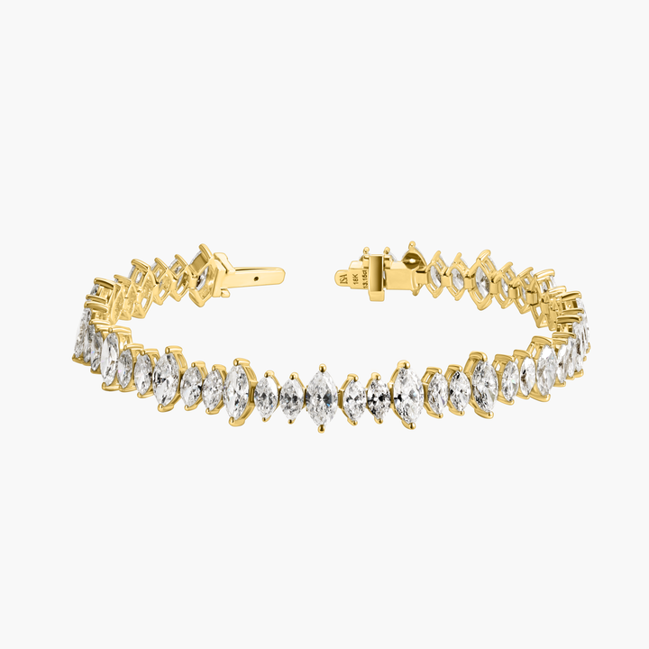 Diamond Spark Marquise Tennis Bracelet