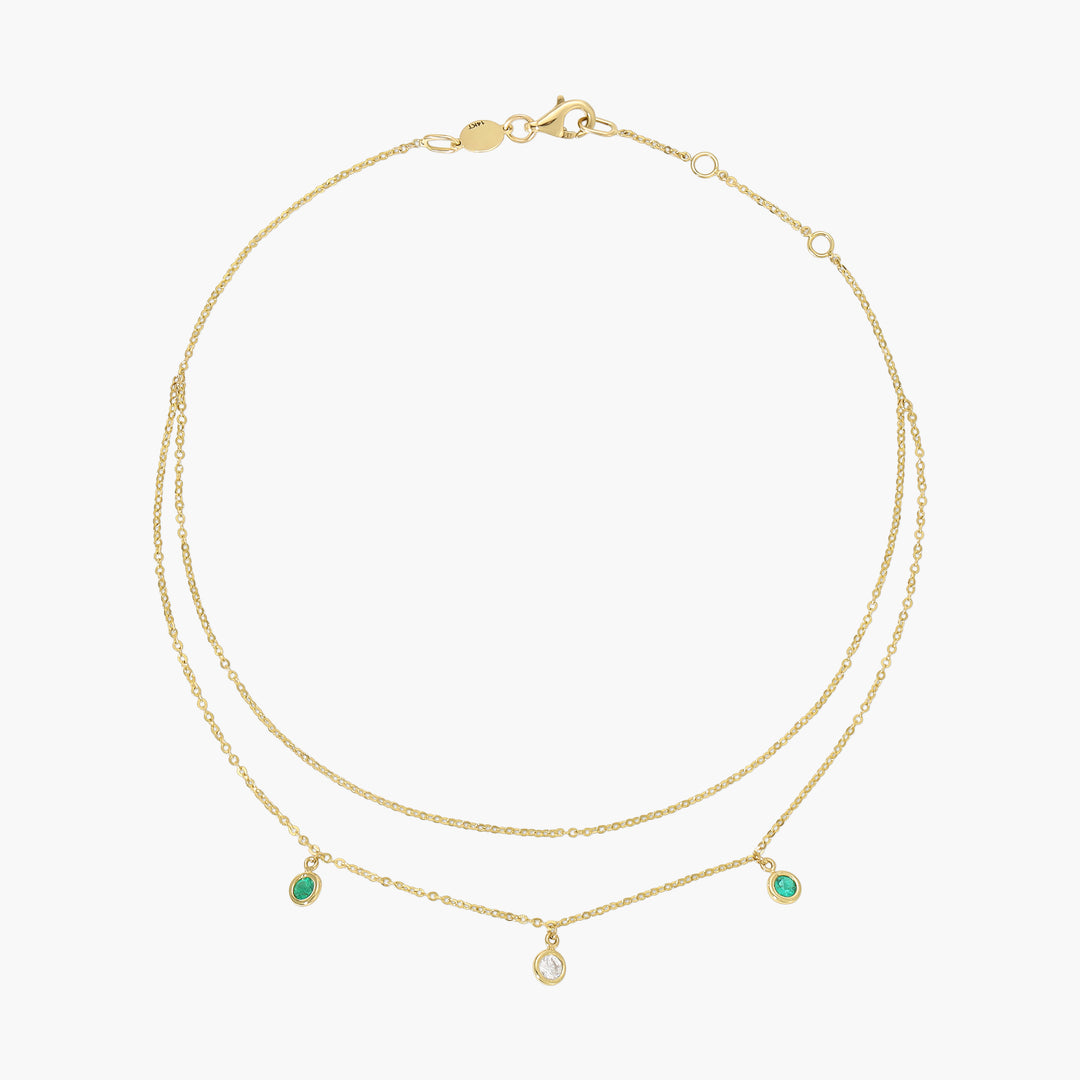 Double Chain Anklet