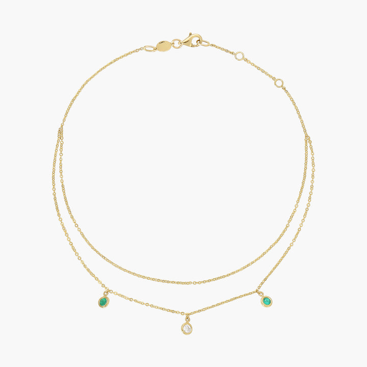 Double Chain Anklet