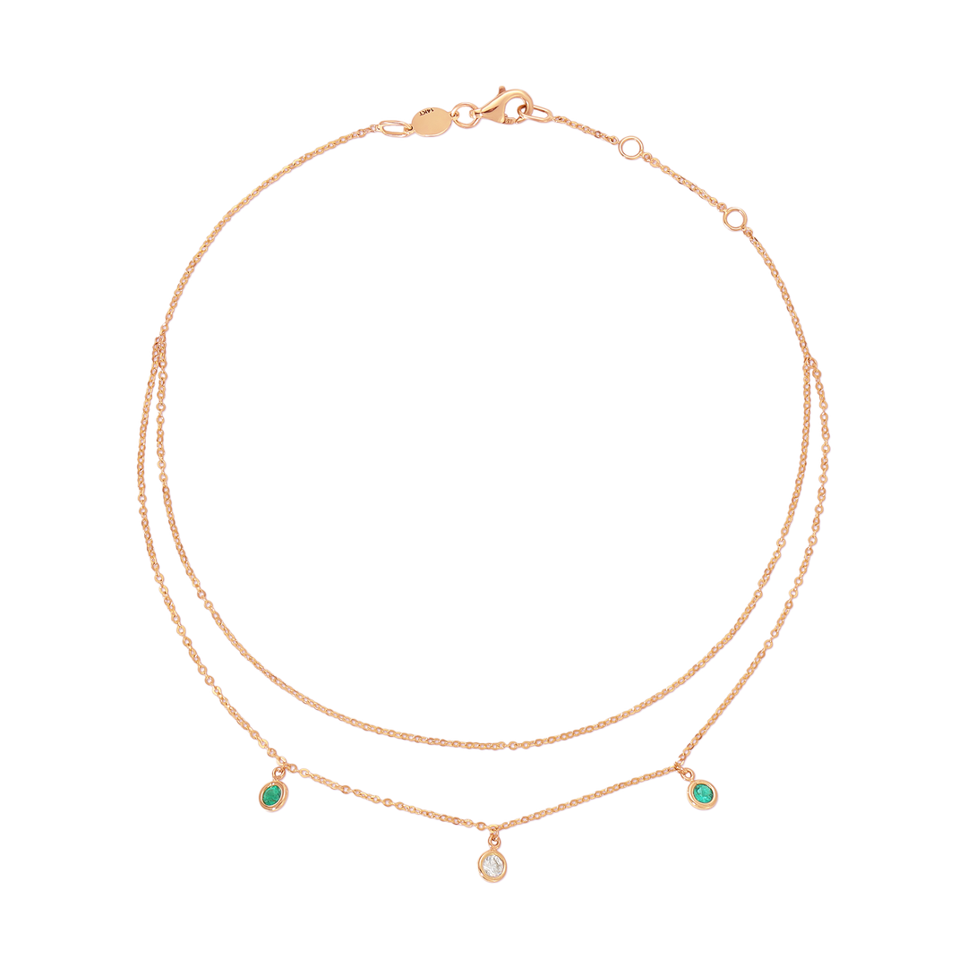 Double Chain Anklet