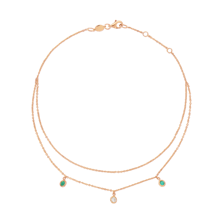 Double Chain Anklet