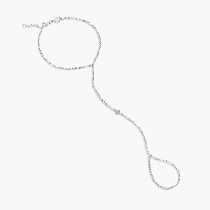 Round Bezel Hand Chain